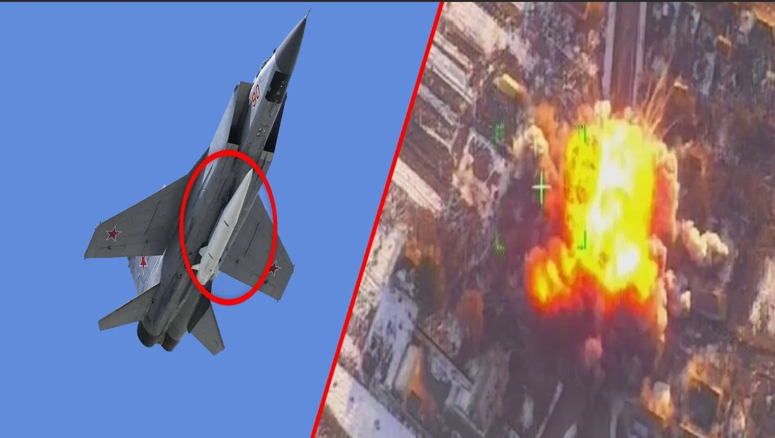 Rusya, Ukrayna Hava Üssünü Kinjal Füzesiyle Vurdu